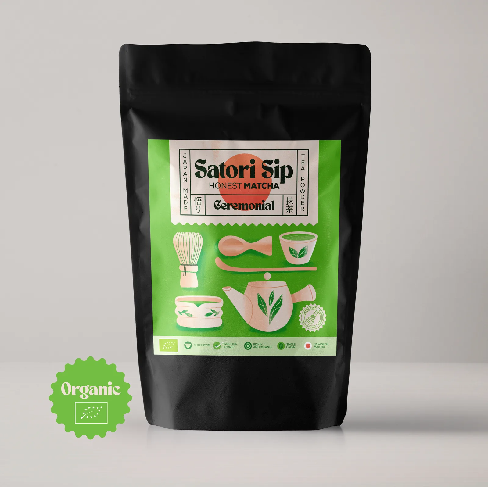 Bio-Matcha – Zeremonie-Qualität 40 g