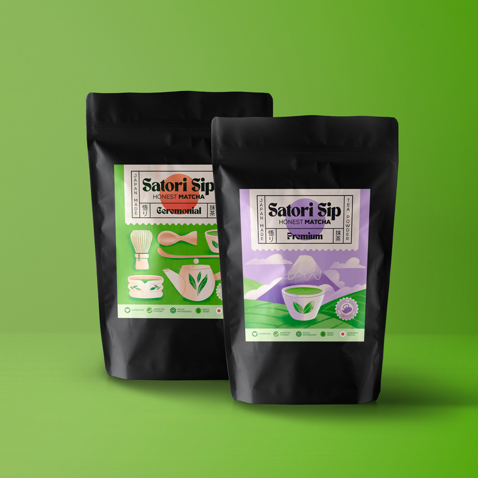 Bundle: Premium 80g. + Ceremonial 40g. Matcha
